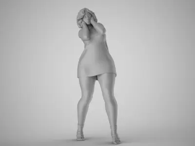 Street Girl 2 3D print model