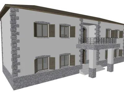 Casa del Sindaco - Old Italian House 3D model