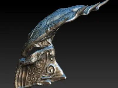 Valkyrie predator bio mask 3D model