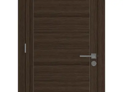 Door-051 interior door wood 3D model