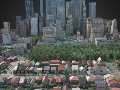 Realistic  City C2 3D model