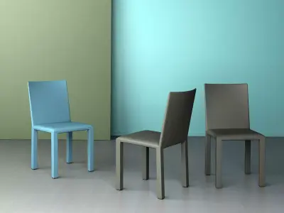 Kuva pair of chairs 3D model