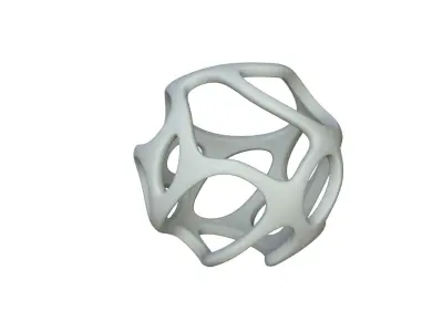 SciFi Cube Object No 29621 Low Poly Shape Texture