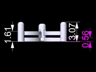 4 Marquise Earing Free 3D print model