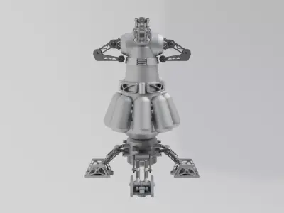 Scifi Plasmonic Reactor Concept 3D model