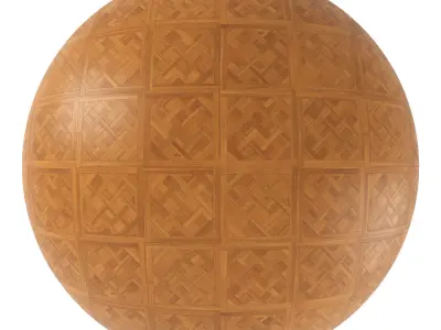 Parquet - Laminate - Wooden floor 2 in 1 3D model 2