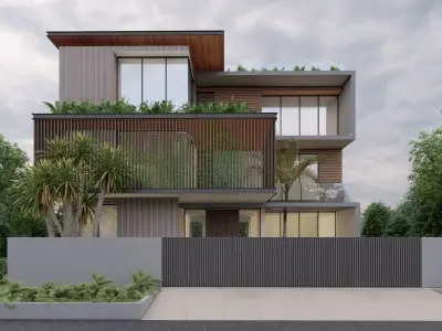 Exercise File for Model a House Modeling in Sketchup 2024 Free 3D model