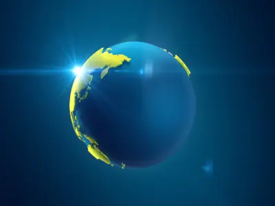 Globe - Earth 3D model
