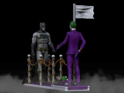 Batman and Joker - 3D Print 3D print model