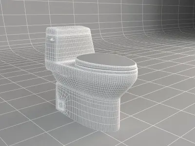 Toilet 3D model