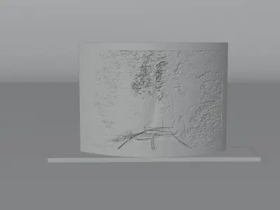 Nature Lithophane 3d print 3D print model