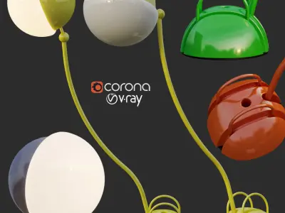 LOCUS SOLUS FLOOR LAMP 3D model