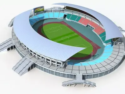 Gymnasium 2 3D model