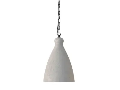 Bangor Cement Pendant Lamp Narrow 3D model