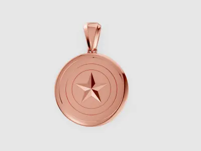 Star pendant 3D print model
