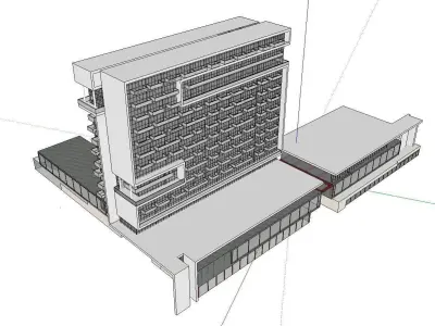 vacation spot-Resort-Fashion Leisure Hotel-0195 3D model