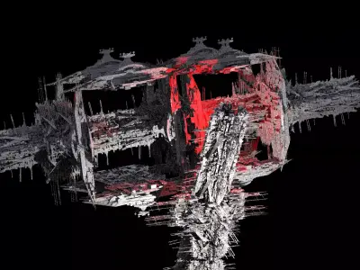 Mega Sci-Fi city Space station Kitbash 2  3D model