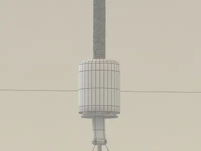 vintage christmas light 3D model