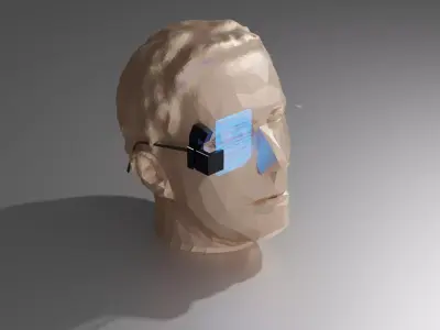 sci fi communication device  3D model