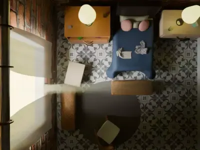  bedroom Free 3D model