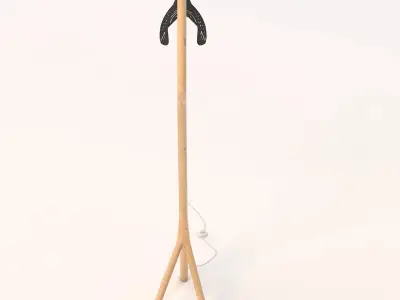  Leaf Floor Lamp 3D model