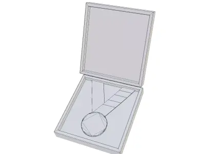 Medal Low-poly 3D model