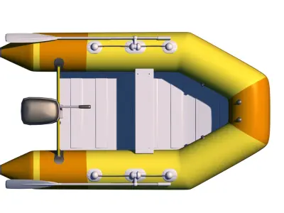Boat zodiac 3D model