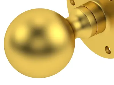  Ball Mortice Door Knob 3D model