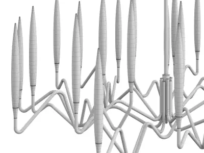 Il Pezzo 3 Chandelier 3D model