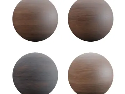 Fine Walnut Wood Varnished Texture PBR Vray Corona Blender Texture