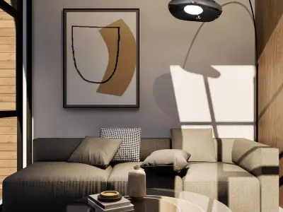 CASA MODERNA - MODELO 3D COMPLETO - INTERIOR Y EXTERIOR 3D print model