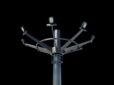 Stadium Light Tower  3D model