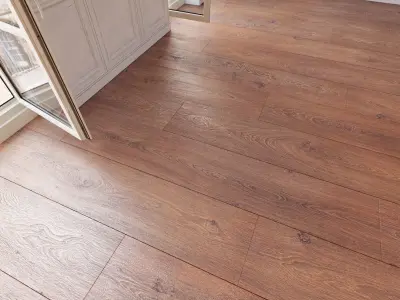 Wooden floor 27 WITHOUT PLUGINS 3D model