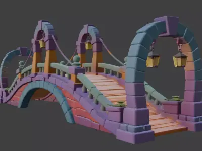 Bridge 3d Model 3D model