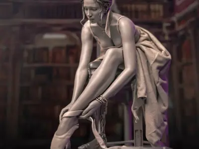 Elara 2061 Cyborg Ballerina 3D print model