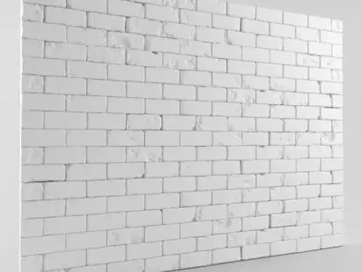 Brick wall 3D model
