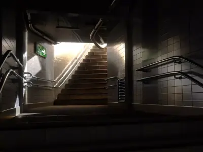 Subway Passage Project 3D model