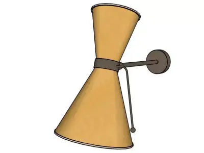 Parchment Directional Sconce by Obsolete 3D model