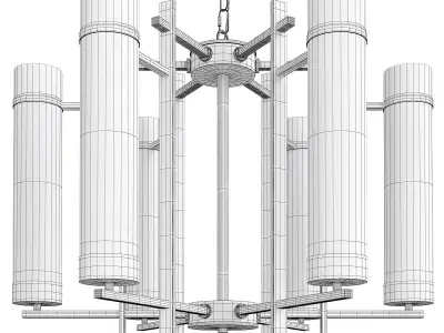 Arte Lamp HUGO Low-poly 3D model