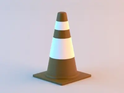 Cone pack Free low-poly 3D model