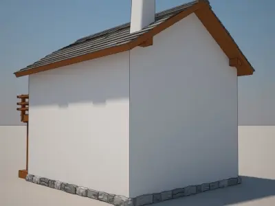 House  Cartoon 10 3D model
