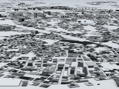 Lisbon Streets and Buildings 3D model