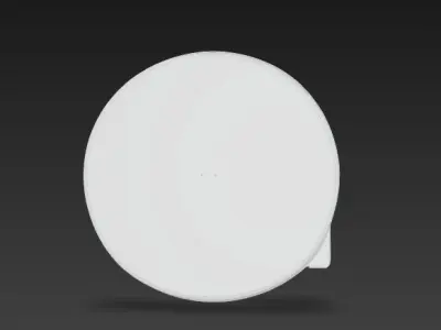 Round LED Panel Light 3D model