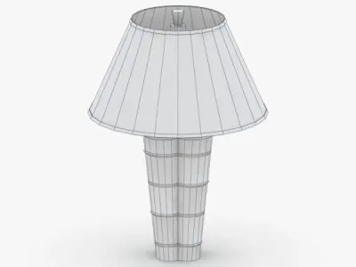 1370 - Table Lamp Low-poly 3D model