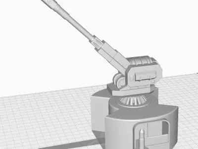 Helldivers 2  SEAF Artillery with Shell 3D print model