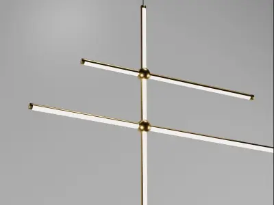 Chandelier minimalistic 3D model