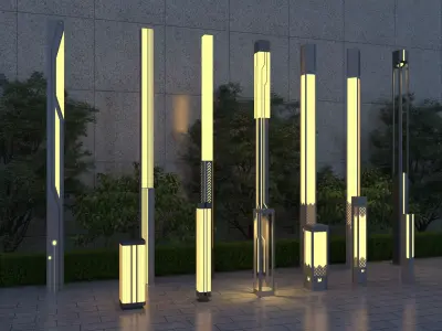 Street Light Pole 3D model buy
