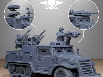 FreeGuard Half Track 3D print model