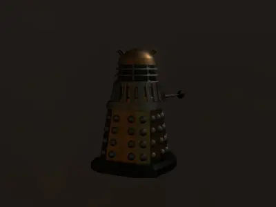 STEAMPUNK DALEK PACK - Rogue Film Productions Low-poly 3D model
