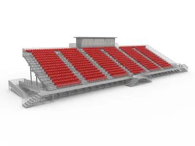 Collection Bleachers 12 3D Model Pack